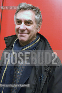 italian politic journalist Gianni Barbacetto, in Milan  Grazia Ippolito / Blackarchives ©Grazia Ippolito/Rosebud2