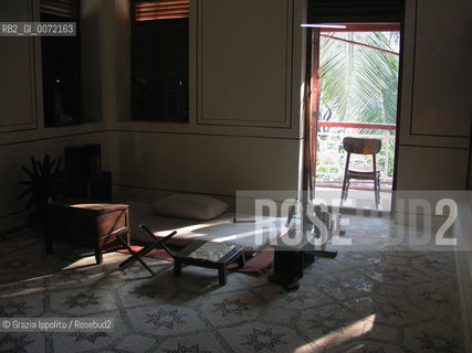 Mahatma Gandhis house in Mumbay, Gandhis room(Valori multipli) ©Grazia Ippolito/Rosebud2