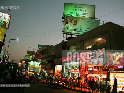 Bangalore, main street Brigade road ©Grazia Ippolito/Rosebud2