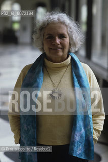 Grace Paley (December 11, 1922 - August 22, 2007) was an American short story writer, poet, and political activist whose work won a number of awards. She was Jewish and had Russian origins..Here in Milan, in 1999.. ©Grazia Ippolito/Rosebud2