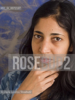 writer Kiran Desai, daughter of writer Anita Desai, in Mantua, Italy, 9/07 ©Grazia Ippolito/Rosebud2