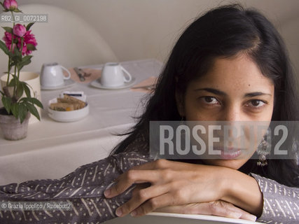 , Mantua writer Kiran Desai, daughter of the writer Anita Desai, in Mantua 9/07 ©Grazia Ippolito/Rosebud2