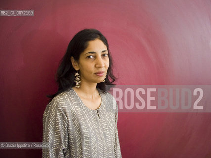 writer Kiran Desai, daughter of the writer Anita Desai, in Mantua 9/09/07 ©Grazia Ippolito/Rosebud2