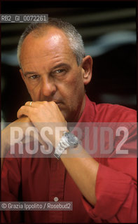 June 2000, Milan: writer Roberto Mussapi  Grazia Ippolito / Blackarchives ©Grazia Ippolito/Rosebud2