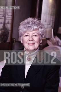 English fiction writer, Dorothy Dunnet in Milan ©Grazia Ippolito/Rosebud2