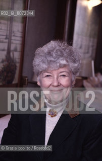 English fiction writer, Dorothy Dunnet in Milan ©Grazia Ippolito/Rosebud2