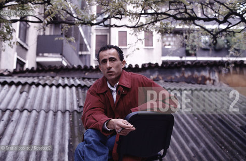 Italian writer Giuseppe Ferrandino from Naples, in Milan ©Grazia Ippolito/Rosebud2