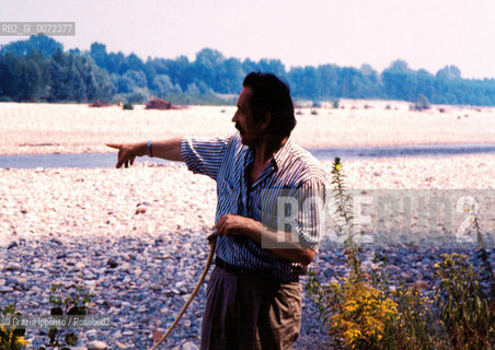 1996, Piemonte: italian fiction writer Sebastiano Vassalli in his birthplace ©Grazia Ippolito/Rosebud2