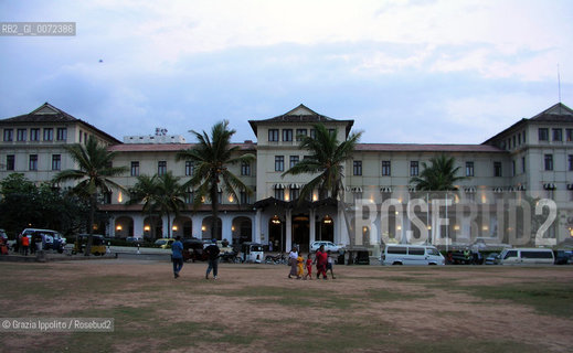 Hotel Galle Face, in Colombo, Sri Lanka , historical and charming hotel facing the sea, a lot of personalities passed there. ©Grazia Ippolito/Rosebud2