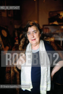 Italian poet Alda Merini, in her house in Milan ©Grazia Ippolito/Rosebud2