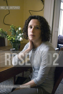 Writer Valeria Parrella,in her house in Naples, 10-2008 ©Grazia Ippolito/Rosebud2