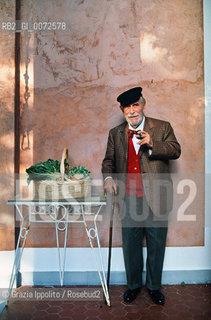 Italian writer and film director Mario Soldati in his house in Tellaro, 5 Terre ©Grazia Ippolito/Rosebud2