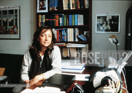 Italian editor Laura Lepri, in her house in Milan ©Grazia Ippolito/Rosebud2