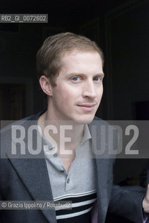 Writer Andrew Sean Greer, in Milan, Italy, 2/2009 ©Grazia Ippolito/Rosebud2