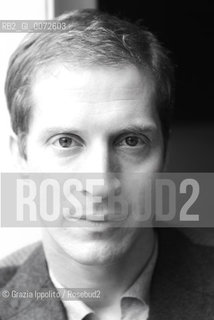 American writer Andrew Sean Greer, in Milan, Italy, 2/2009 ©Grazia Ippolito/Rosebud2