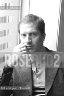 American writer Andrew Sean Greer, in Milan 2/2009 ©Grazia Ippolito/Rosebud2