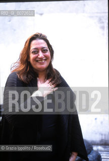 Iranian architect, Zaha Hadid, in Venice ©Grazia Ippolito/Rosebud2