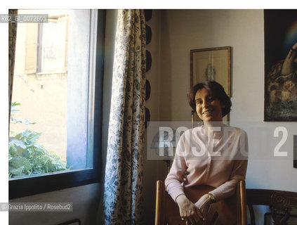 Italian writer Daria Galateria, french translater, critic ©Grazia Ippolito/Rosebud2