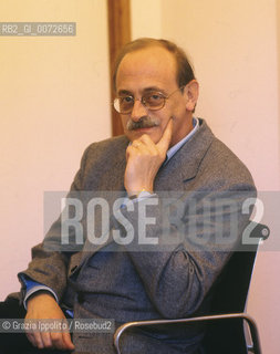 Italian writer Antonio Tabucchi in Milan ©Grazia Ippolito/Rosebud2