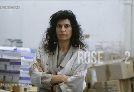 Italian journalist and astrolog Susanna Schimperna, in Rome ©Grazia Ippolito/Rosebud2