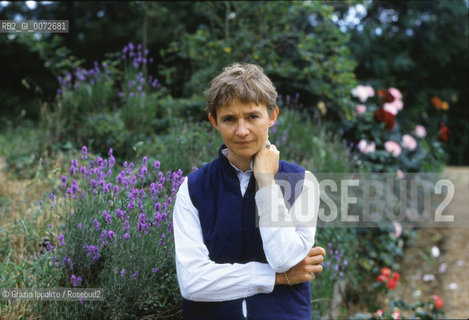 Italian writer Susanna Tamaro in her garden  in country house near Orvieto ©Grazia Ippolito/Rosebud2