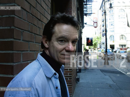 Lawrence Wright, american journalist of the New Yorker, Pulitzer Price winner in Mercer street, New York ©Grazia Ippolito/Rosebud2