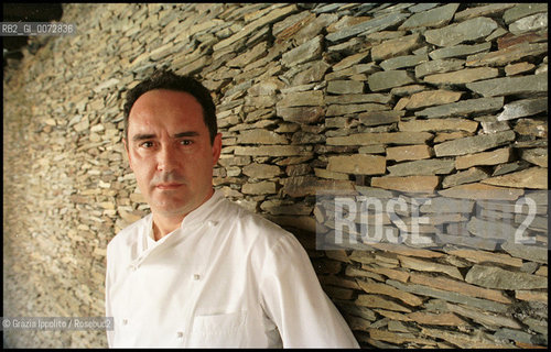 Chef Ferran Adri, in his restaurant El Bulli in Spain ©Grazia Ippolito/Rosebud2