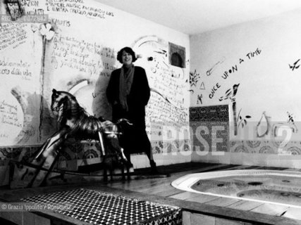 Italian painter Giosetta Fioroni in her studio in Rome ©Grazia Ippolito/Rosebud2