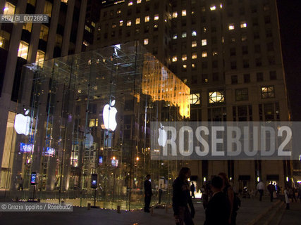 Apple Store in Fifth Avenue in New York. ©Grazia Ippolito/Rosebud2