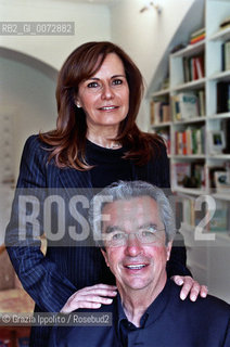 Hnry and Dominique Chenot , in their studio at SPA of Chenot Health Club at Grand Hotel Merano, Merano, Trentino Alto Adige ©Grazia Ippolito/Rosebud2