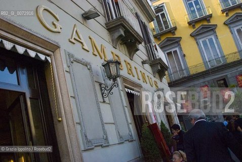 Historical caffè Gambrinus in Plebiscitos square, Naples ©Grazia Ippolito/Rosebud2