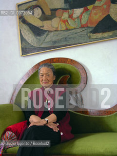 Pao Yin Wang, jewels designer in her house in Milan ©Grazia Ippolito/Rosebud2