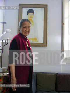 Pao Yin Wang, jewels designer in her house in Milan ©Grazia Ippolito/Rosebud2