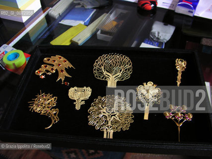 Broches of the jewels designer, Pao Ying Wang, Milan ©Grazia Ippolito/Rosebud2