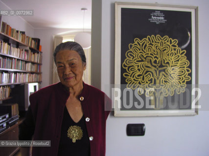 Pao Yin Wang, jewels designer in her house in Milan ©Grazia Ippolito/Rosebud2