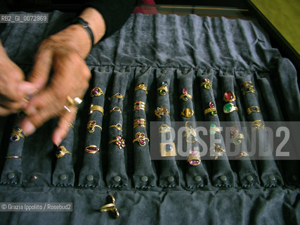 Rings of the jewels designer Pao Ying Wang, Milan ©Grazia Ippolito/Rosebud2