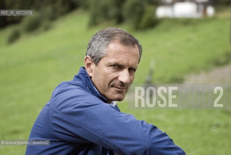 Gianrico Carofiglio, italian thriller writer, magistrate, deputy of Democratic party,in Corvara, Valbadia, Italy ©Grazia Ippolito/Rosebud2