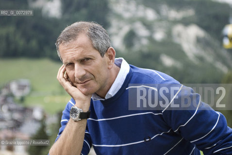 Gianrico Carofiglio, italian thriller writer, magistrate, deputy of Democratic party,in Corvara, Valbadia, Italy ©Grazia Ippolito/Rosebud2