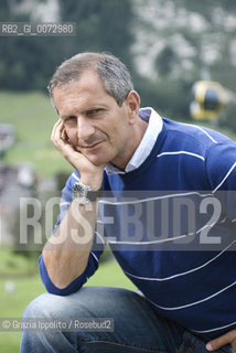 Gianrico Carofiglio, italian thriller writer, magistrate, deputy of Democratic party,in Corvara, Valbadia, Italy ©Grazia Ippolito/Rosebud2