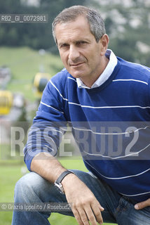 Gianrico Carofiglio, italian thriller writer, magistrate, deputy of Democratic party,in Corvara, Valbadia, Italy ©Grazia Ippolito/Rosebud2