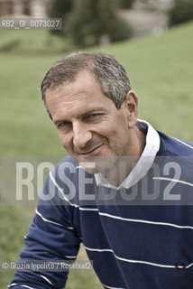 Thriller writer Gianrico Carofiglio, magistrate, deputy of the democratic party in Corvara, Trentino Alto Adige ©Grazia Ippolito/Rosebud2