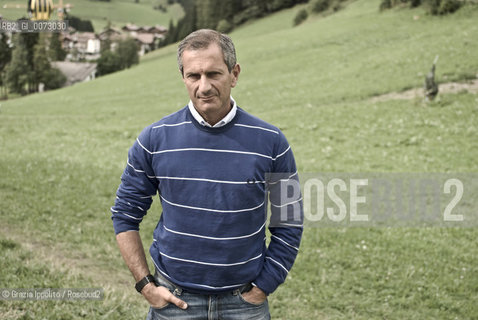 Thriller writer Gianrico Carofiglio, magistrate, deputy of the democratic party in Corvara, Trentino Alto Adige ©Grazia Ippolito/Rosebud2