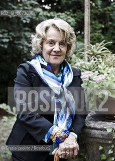 Antonia Arslan, italo-armenian writer of books about the armenian genocide, the first one “La masseria delle allodole“ became a movie directed from Taviani brothers. She poses in her house in Padova. ©Grazia Ippolito/Rosebud2