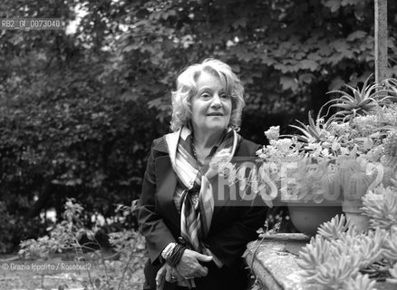 Antonia Arslan, italo-armenian writer of books about the armenian genocide, the first one “La masseria delle allodole“ became a movie directed from Taviani brothers. She poses in her house in Padova. ©Grazia Ippolito/Rosebud2