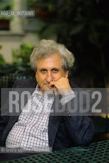 December 1999: Israeli writer Abraham B. Yehoshua ©Grazia Ippolito/Rosebud2