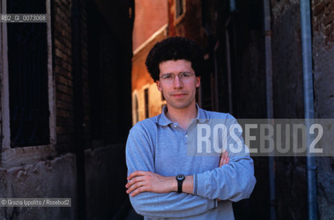 2002, Venice: French writer Christophe Bataille ©Grazia Ippolito/Rosebud2