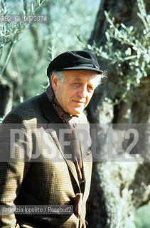 1995: Italian writer Francesco Biamonti ©Grazia Ippolito/Rosebud2