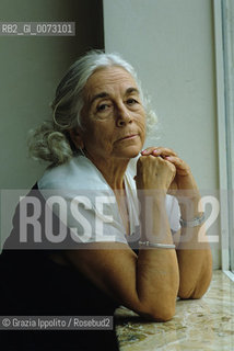 2000, Mantua: Spanish writer and actress Carmen Martín Gaite ©Grazia Ippolito/Rosebud2