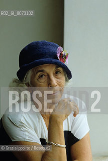 2000, Mantua: Spanish writer and actress Carmen Martín Gaite ©Grazia Ippolito/Rosebud2