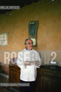 July 2003, Albereta: Italian chef Gualtiero Marchesi in his restaurant ©Grazia Ippolito/Rosebud2